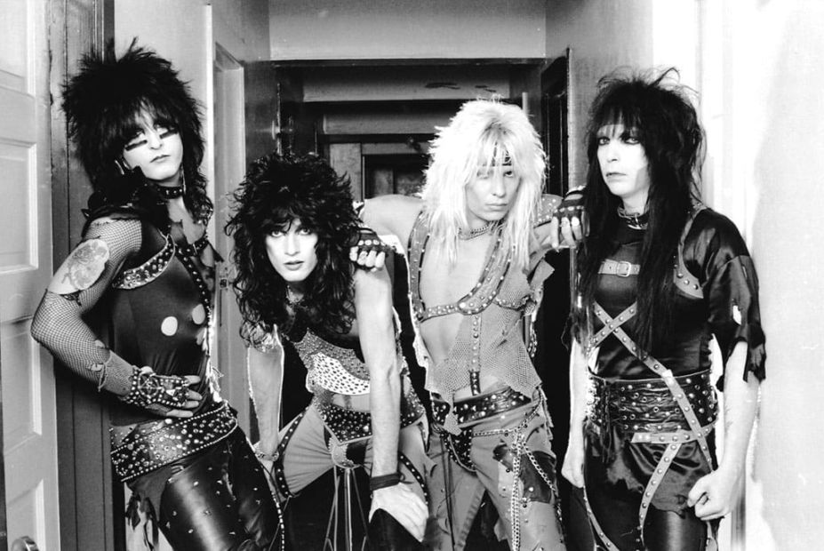 O Mötley Crüe em 1983: Nikki Sixx, Tommy Lee, Vince Neil e Mick Mars (Foto: Divulgação) Mötley Crüe