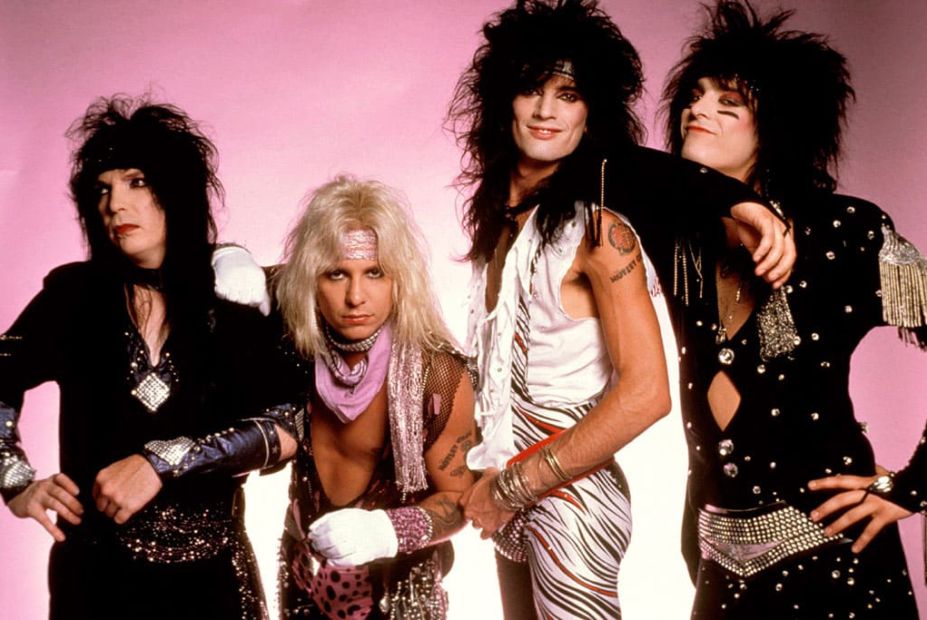 O Mötley Crüe em 1985: Mick Mars, Vince Neil, Tommy Lee e Nikki Sixx (Foto: Divulgação) Mötley Crüe